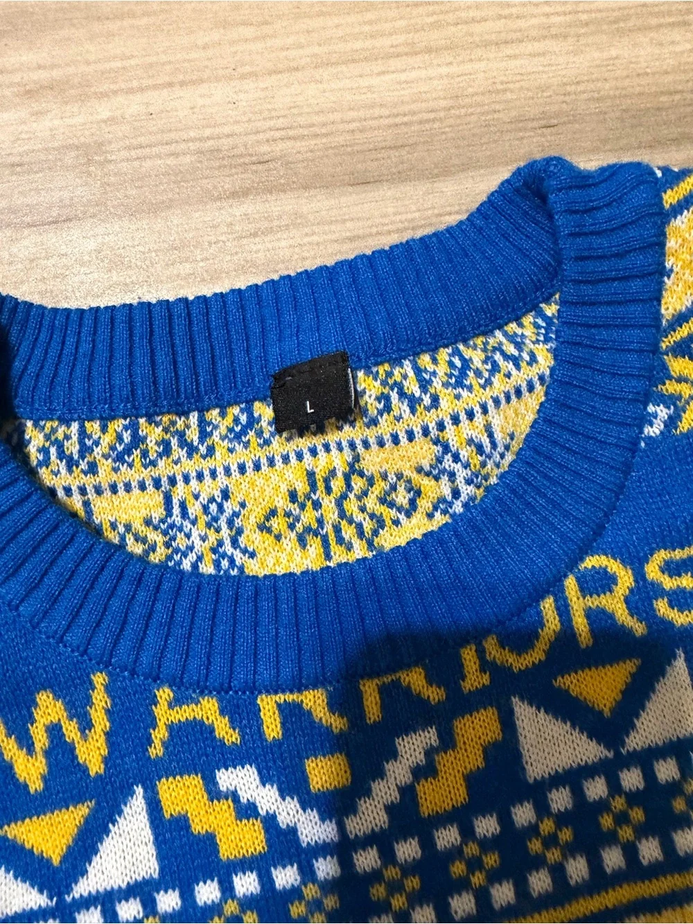 Blue & Yellow Golden State Warriors Fan Sweater